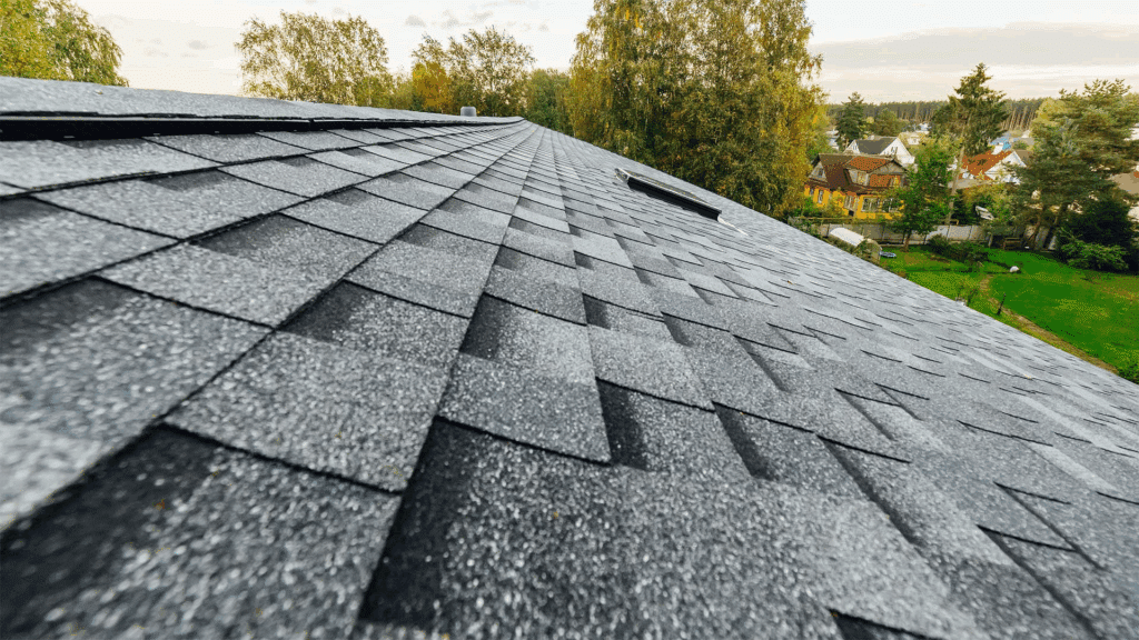 Frogtown Roofing Shingles on Roof with Roofing Repair and Replacement