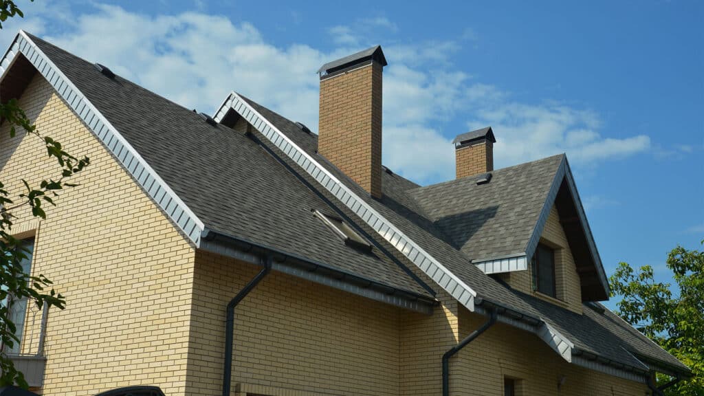 Roof Replacement on Beautiful Brick Home
